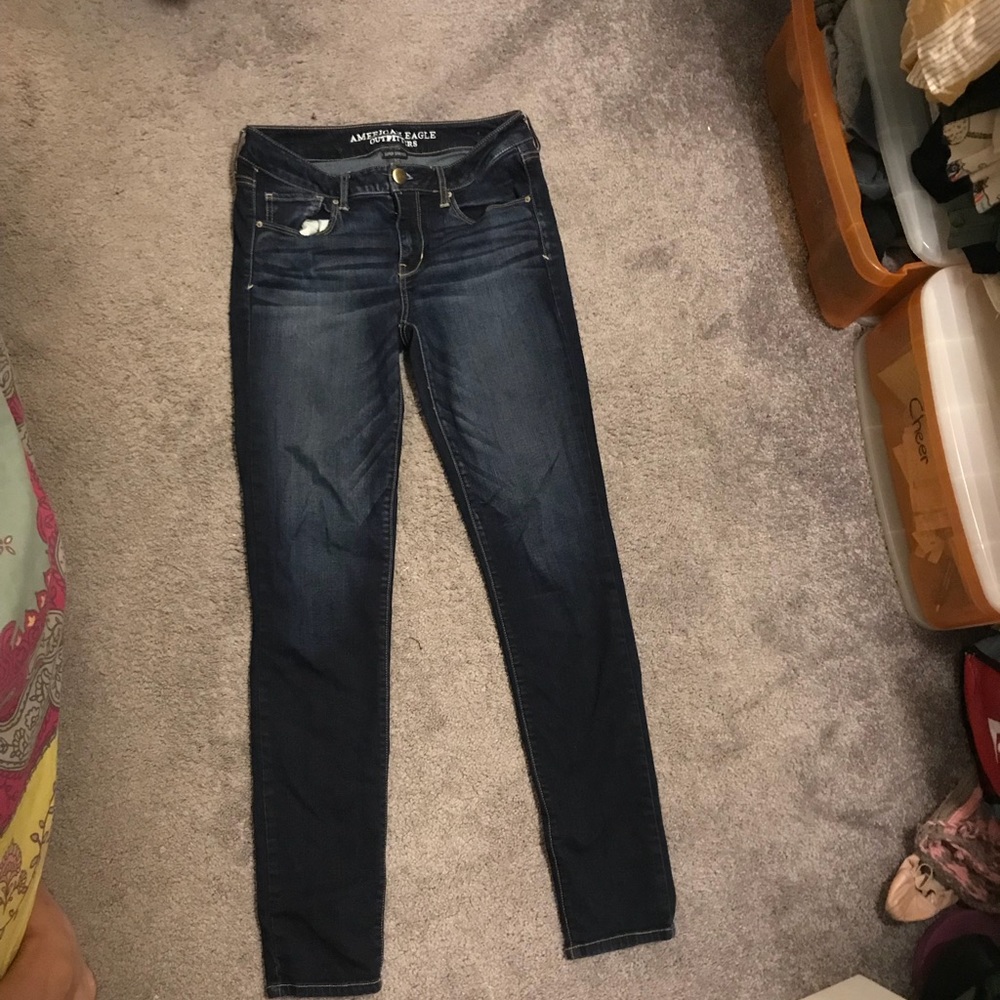 American Eagle Size 8 Long Skinny Jeans